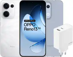 Coolblue OPPO Reno13 256 Go Blanc 5G + Pack d'Accessoires aanbieding