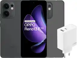 Coolblue OPPO Reno13 F 256 Go Noir 5G + Pack d'Accessoires aanbieding