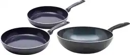 Coolblue GreenPan Torino Set de Poêles à Frire Céramique 24 + 28 cm + Wok 28 cm aanbieding