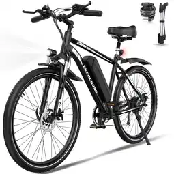 Decathlon Elektrische Fiets E-Bike 36V 10,4Ah 250W Dubbele Schokdemping - EVERCROSS EK15 aanbieding