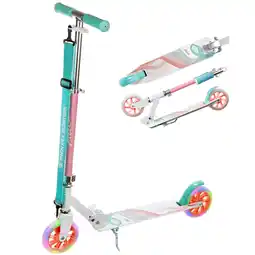 Decathlon Meisjes Vouwstep Raven Alice 145mm Wit/Mint/Beach aanbieding