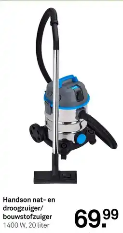 Karwei Handson nat- en droogzuiger bouwstofzuiger aanbieding