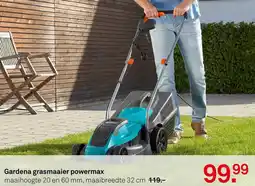 Karwei Gardena grasmaaier powermax aanbieding