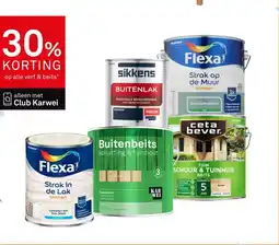 Karwei Op alle verf & beits aanbieding