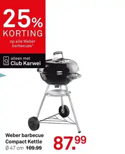 Karwei Op alle weber barbecues aanbieding