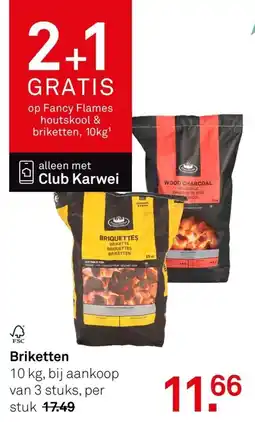 Karwei Briketten aanbieding