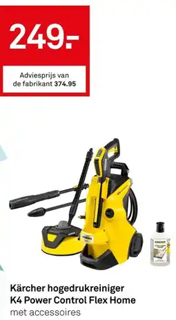Karwei Kärcher hogedrukreiniger K4 Power Control Flex Home aanbieding