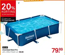 Karwei Zwembad Steel Pro aanbieding
