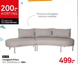 Karwei Loungeset Philou aanbieding