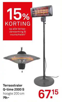 Karwei Terrasstraler Q-time 2000 S aanbieding