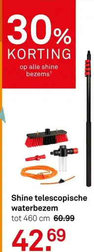 Karwei Shine telescopische waterbezem aanbieding