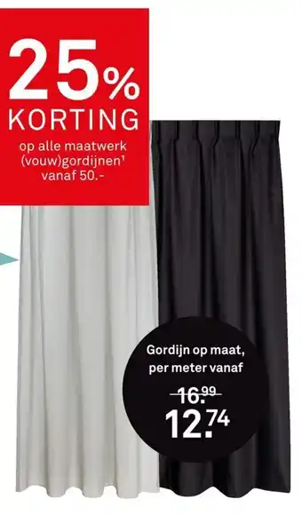 Karwei Gordijn op maat aanbieding