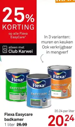 Karwei Flexa Easycare badkamer aanbieding