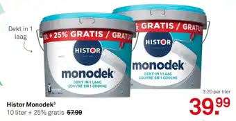 Karwei Histor Monodek aanbieding