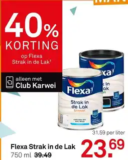 Karwei Flexa Strak in de Lak binnen aanbieding