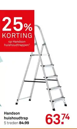 Karwei Handson huishoudtrap aanbieding