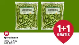 Delhaize Sperziebonen aanbieding