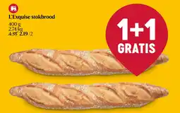 Delhaize L’Exquise stokbrood aanbieding