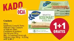 Delhaize Crackers aanbieding