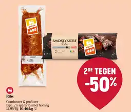 Delhaize Ribs aanbieding