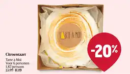 Delhaize Citroentaart aanbieding