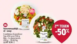 Delhaize Stoommaaltijd of -soep aanbieding