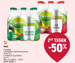 Delhaize Melk aanbieding