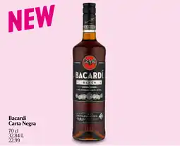 Delhaize Bacardi Carta Negra aanbieding