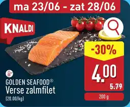 ALDI Golden Seafood Verse Zalmfilet aanbieding