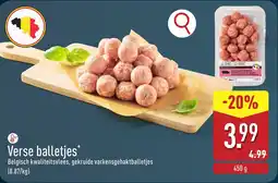 ALDI Verse Balletjes aanbieding
