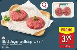 ALDI Black Angus-beefburgers aanbieding