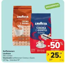 Carrefour Koffiebonen LavAzza aanbieding