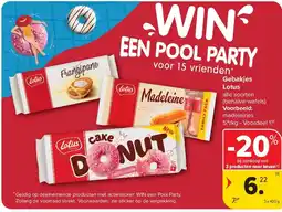 Carrefour Gebakjes Lotus aanbieding