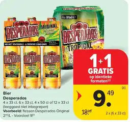 Carrefour Bier Desperados aanbieding