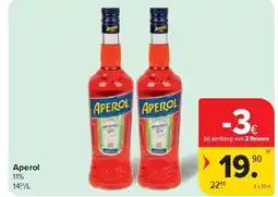 Carrefour Aperol aanbieding