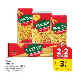 Carrefour Pasta Panzani aanbieding