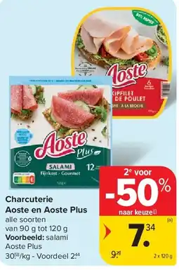 Carrefour Charcuterie Aoste en Aoste Plus aanbieding
