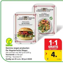 Carrefour Gamma vegan producten De Vegetarische Slager aanbieding