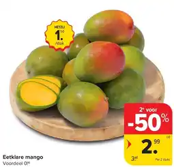 Carrefour Eetklare mango aanbieding
