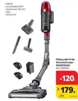 Carrefour Steelstofzuiger RH6876WO aanbieding