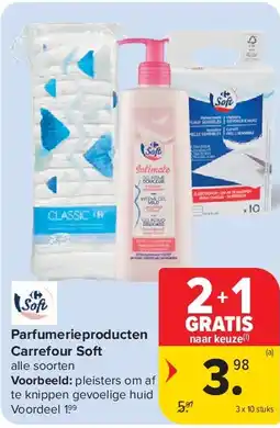 Carrefour Parfumerieproducten Carrefour Soft aanbieding
