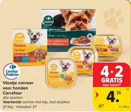 Carrefour Vlootje natvoer voor honden Carrefour aanbieding