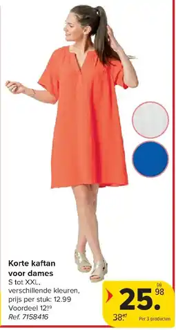 Carrefour Korte kaftan voor dames aanbieding