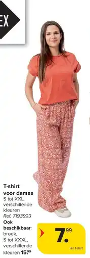 Carrefour T-shirt voor dames aanbieding