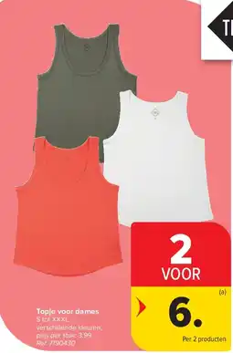 Carrefour Topje voor dames aanbieding