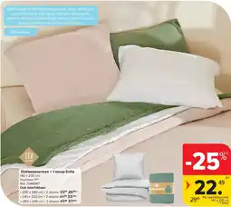 Carrefour Dekbedovertrek + 1 sloop Sofi a aanbieding