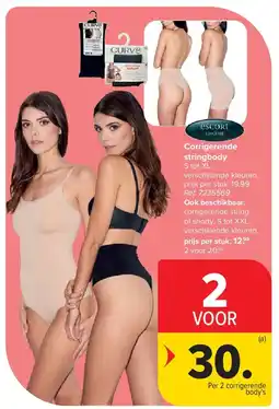 Carrefour Corrigerende stringbody aanbieding