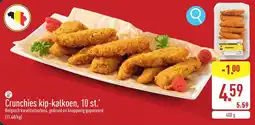 ALDI Crunchies kip kalkoeCrunchies kip-kalkoen, 10 st.* aanbieding