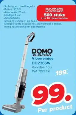 Carrefour Vloerreiniger DO236SW aanbieding