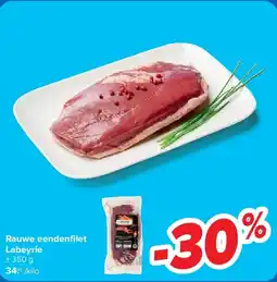 Carrefour Rauwe eendenfi let Labeyrie aanbieding